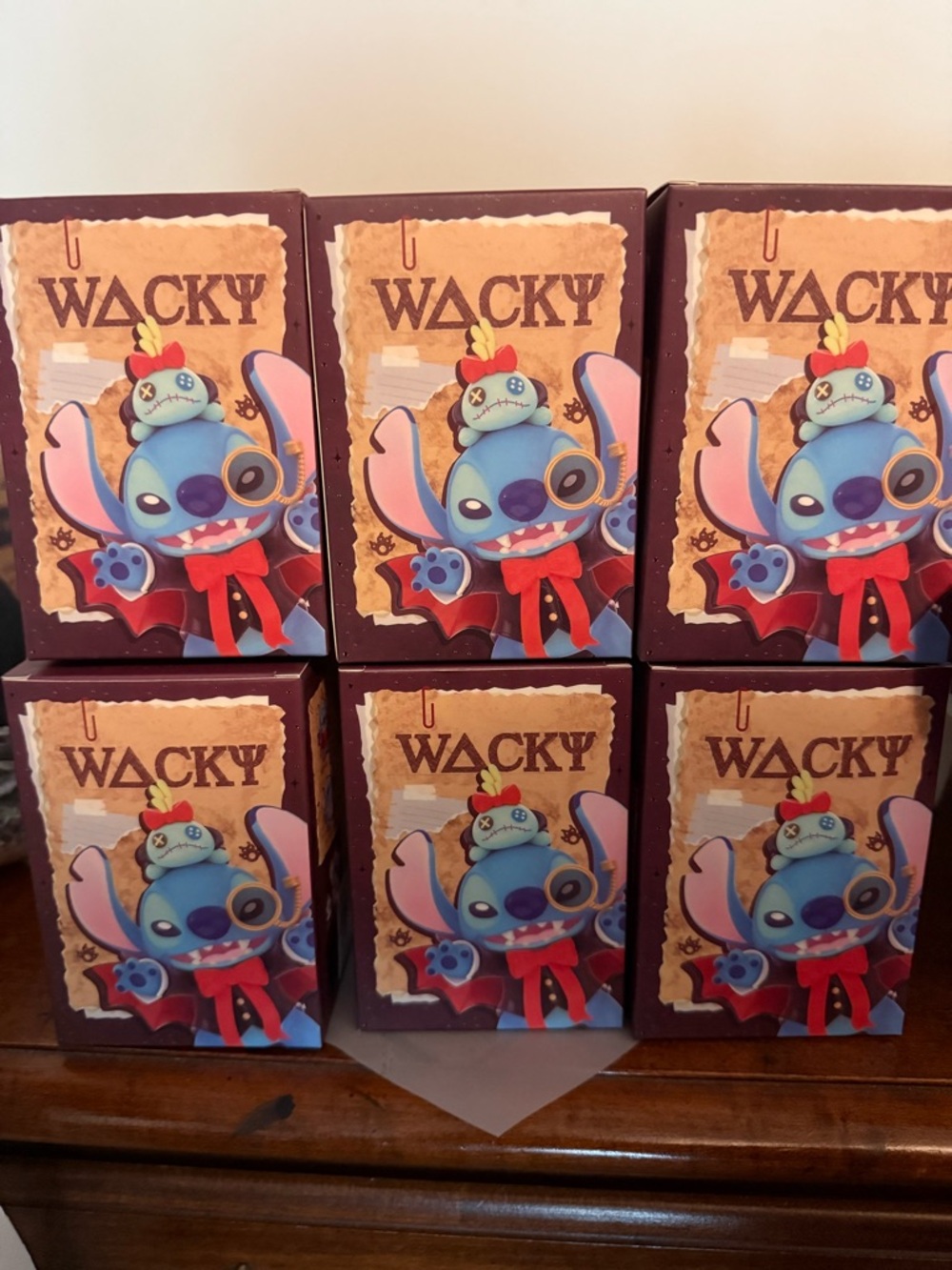 Disney Wacky Stitch Figure - lot 6 box